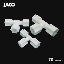 JACO 70 Series PP tee joint Plastic tee joint PP pipe joint Card sleeve joint Tee joint