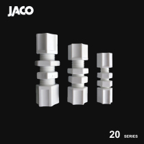 JACO 20 Series Bulkhead Connector PP Grommet Connector Plastic Grommet Connector Plastic Fixed Connector