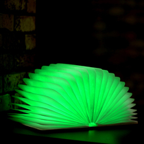 LED book light portable book light USB charging night light creative color lover Qixi Festival gift folding table lamp