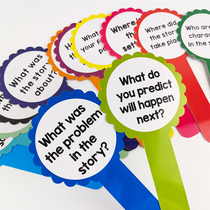 Story Wands reading comprehension Story question stick picture book retelling teacher teaching aids parent-child reading