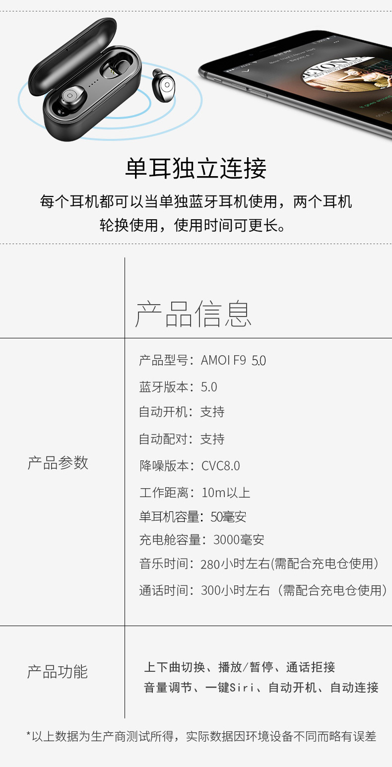 amoif9蓝牙耳机说明书,amoi f9 amoi/夏新 f9无线双耳超小迷你隐形蓝牙耳机耳塞式入耳式运动5.
