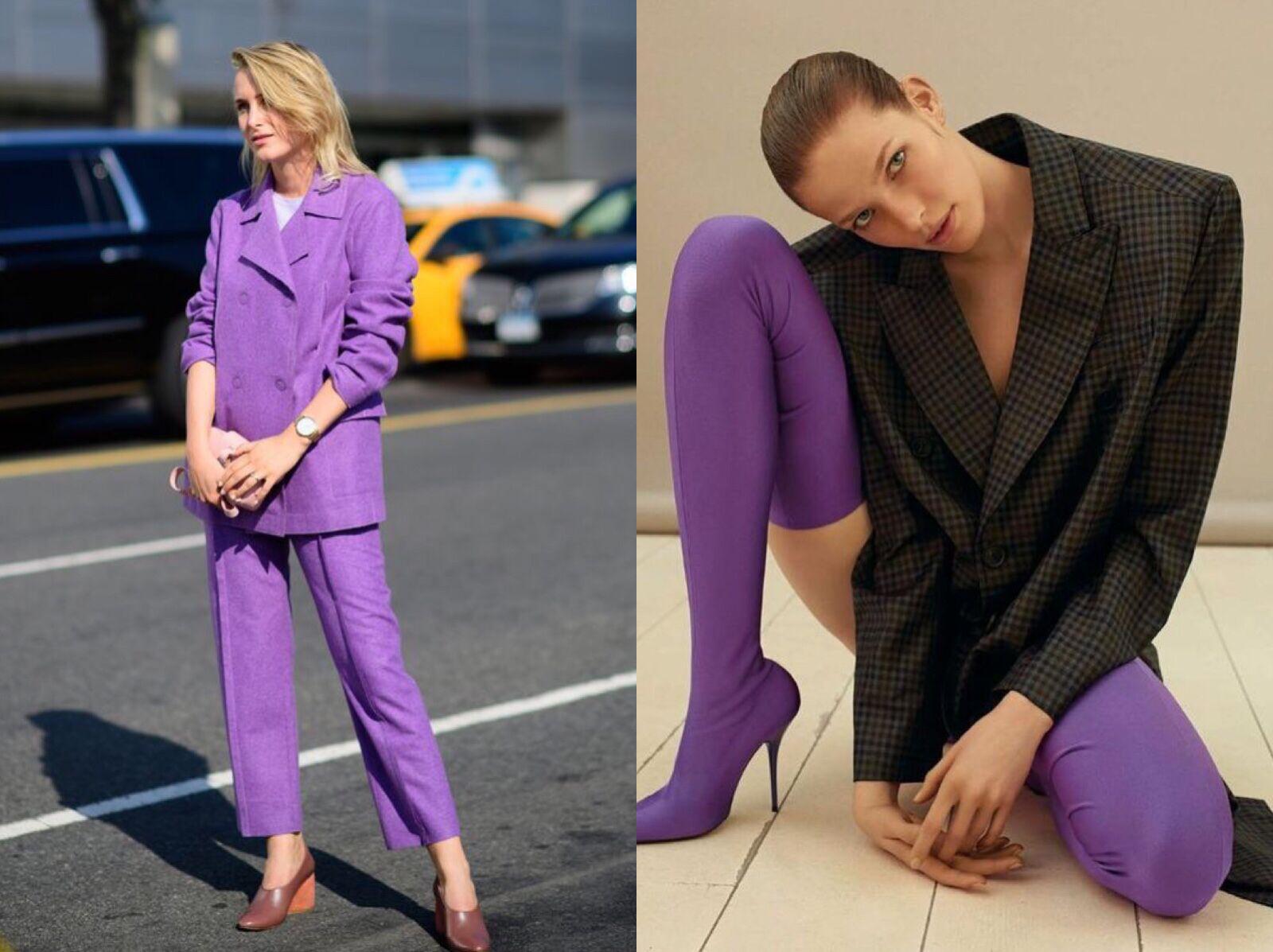 紫色难搭配?并没有:2018流行色解析