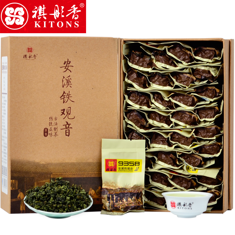 祺彤香茶叶清香型安溪铁观音秋茶 经典9358特级乌龙茶250g桂花香产品展示图1