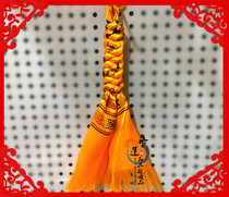 Tibet hanging decoration pure hand woven hada King Kong knot auspicious knot car hang on the green knot small number