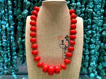 Tibetan necklace coral necklace set for men and women Tibetan love