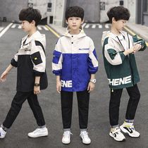 Boys Fall Costume 2022 New Spring and Autumn Handcoat for Childrens Big Boys Top Han Edition