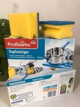 Spot German supermarket procurement DM brush pot sponge cleaning tool dish washing glass 6pcs