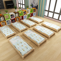 Kindergarten nap bed Trust solid wood small bed Childrens special stacking bed Babys special bed Solid wood single bed