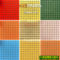 HXSpaDRA colored ceramic mosaic tiles blue pink yellow purple green gold bathroom balcony tile
