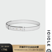 (Nappa cowhide) icle women 'S bovine leather nipple belt