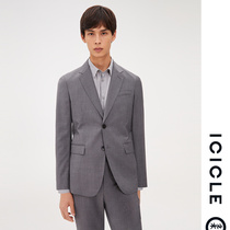 Icicle Men's Clothing Easy to Manufacture Fine Spun Wool Straight-Up Suit