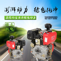 Single cylinder air-cooled 173 178 micro tiller head diesel engine power air compressor water pump 192 generator 6 hp 8 HP