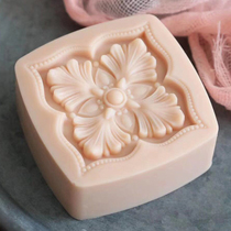 Quadrilateral Ayegrass Flower Soap Mold New Silicone Gel Direct Selling Handmade Soap Mold Special Price Silicone Flower Mold Easy to Mold Soap Base