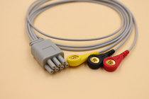 Compatible Mong Telemetry Cardiogram Guide Wire Beijing Mong Dynamic Telemetry Box Electrode Wire 3 wires