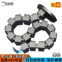 Thickened ABS plastic square serpentine tube Office threading tube Routing over the line tube Collector tube Hidden line pipe cover