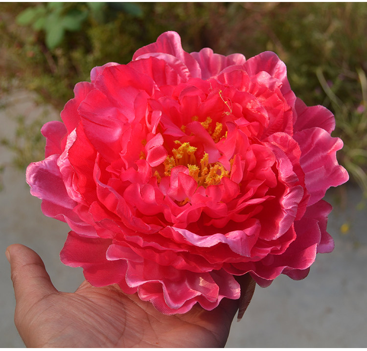 儿童舞蹈头花演出头饰花幼儿园舞蹈道具花跳舞花六一道具发饰包邮