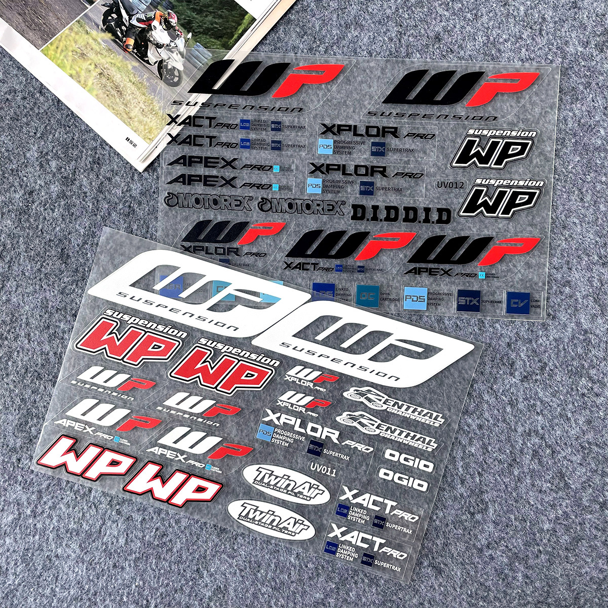 Apply KTM Duke390 790 1290 WP Shock Absorbers UV Stickers Retrofit Accessories Waterproof Applic prints-Taobao