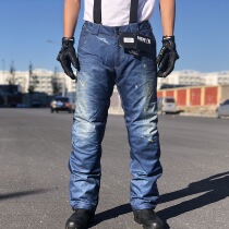 Motorcycle net NERVE motorcycle rider riding jeans mens fall-proof pants winter waterproof warm windproof pants