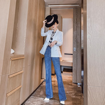 Nian En studios win the confidence comes with gas field White high-end suit formal womens suit business suit