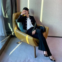 Zhang Nien Inron Wind collection waist display slim high-end black small suit Fashion Temperament Professional Fashion Dress Women Suit