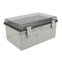 Transparent cover 190*290*140 waterproof ABS plastic distribution box glue waterproof lock hinge new material