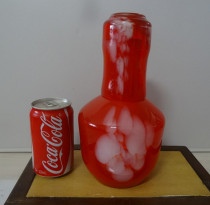 Old cold water cup drying kettle 80 s glass flower water equipment old glass nostalgic collection movie props physical photos