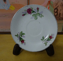 Old plate in the 1970s and 1980s decker art disc exported small dish nostalgia collection picture