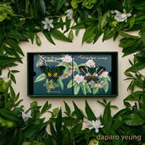 Museum) design sense Golden spotted swallowtail brooch male and female holiday gift badge pin jewelry