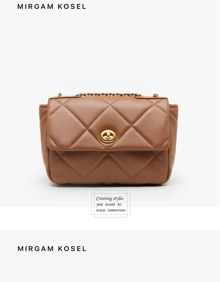 mirgamkosel官网正品小mk流浪包链条包女斜跨腋下包2021新款百搭