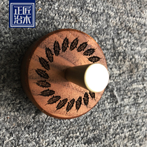 Original wooden hanging hook wall hanging entrance door hanging hanger hook on the back wall without drilling solid wood metal hook customization