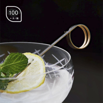 12cm Ring Roll Head Cocktail Sign Cocktail Needle Olive Sign Decoration 100