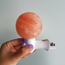 Wall lamp Himalayan rose salt crystal lamp European creative bedroom bedside night light aisle lamp adjustable plug