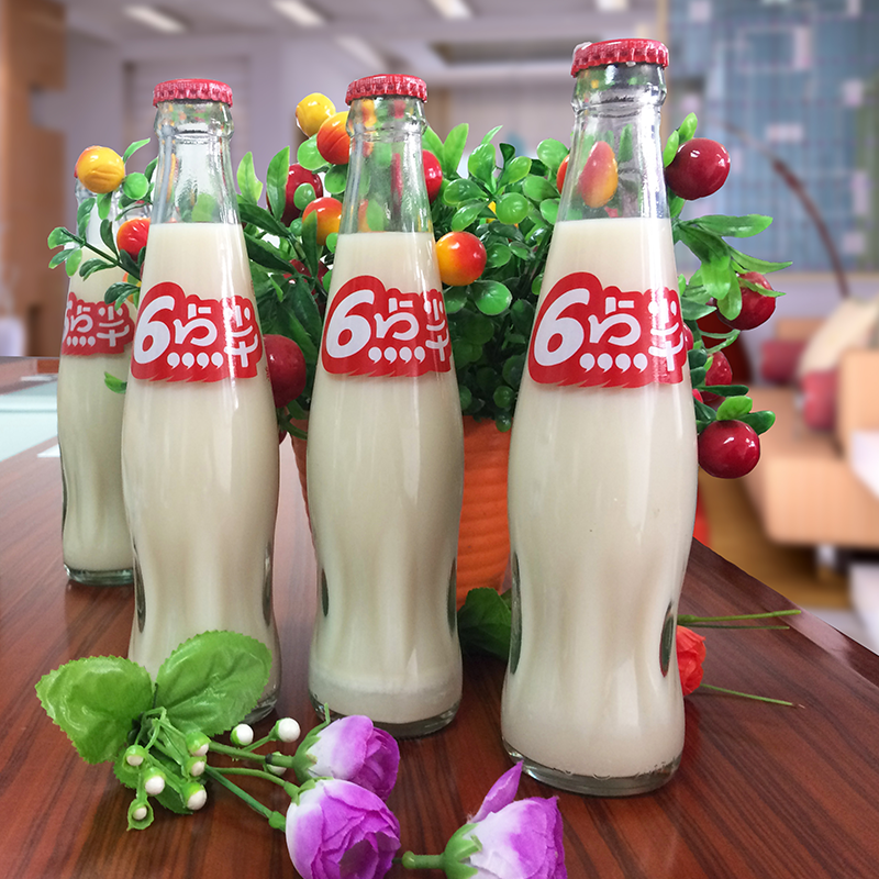 【拍下减5元】六点半豆奶饮料12瓶 原味豆奶饮品 238ml玻璃瓶_7折现价