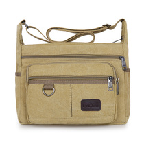 New mens canvas casual skewed cross-bag Han edition business express bag bag bag bag business leisure bag