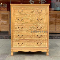 Chinese style all-fragrant camphor wood hopper cabinet five-bucket closet carved with storage drawer containing cabinet retro bedroom furniture moistureproof customization