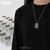 NTOPIA (NTP) Autumn new jewelry American trend creative design Men Laser SD memory card necklace