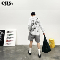 Crissrex Store SUPERTOFU SPTF Boxing Theme Hand-painted Loose Long Sleeve TEE-shirt