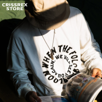 Crissrex Store URCHINBEE round neck pullover casual loose Phantom T-shirt couple long sleeve sweater