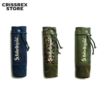 Crissrex Store STRL Cordura wearable anti-tear leather bottom retro feel oxford cloth pen bag
