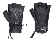 1733 Magic domain Harley lady fingerless shield summer gloves imported from the United States