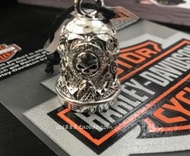18323 Magic Domain Harley Motorcycle Exorcism bell Key chain Pendant skull harley