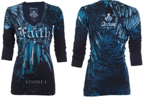 161024 Archaic AFFINITY Angel lady motorcycle sweater imported from the United States