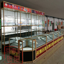 Cigarette and wine rack Convenience store multi-function cigarette rack Supermarket shelf glass cigarette cabinet display cabinet cigarette cabinet cashier tobacco cabinet