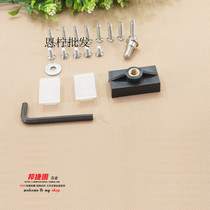 Hidden door closer Bang high screw bag accessories universal hidden door closer iron hook hidden door closer