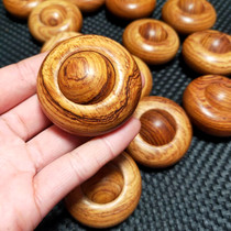 Mahogany handle piece wooden transfer bead play piece Purple sandalwood health ball gift one-piece molding