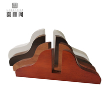 Liulin Pavilion screen solid wood base single sale folding mobile porch new Chinese living room partition household folding screen