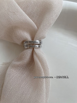 Niche design you complete me s925 sterling silver couple ring ring ring