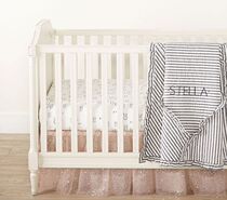 pottery barn kids baby 100% organic cotton Bed Sheet with Elastic sheets US Direct Mail