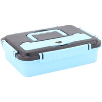 304 stainless steel small student lunch box Plastic shell cover bottom box accessories three or four grid plate applicable bottom shell