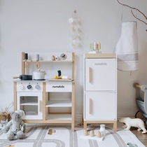 Farad Ass Nordic Childrens Home Emulation Kitchen Toy Fridge Over Home Boys Girl Baby Cooking Toys